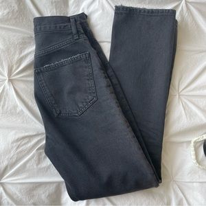 AGOLDE pinch waist jean black
